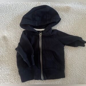 Carter's Classic Black Zip-Up Hoodie